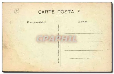 St-Péray — Ruínas de Crussol — Edição Valence — Verso