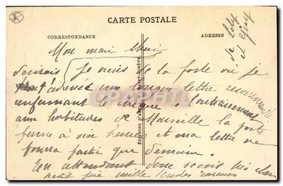 Saint-Agrève (Ardèche), 1.050 m. de alt. — Estação de verão renomada. Piquete no meio da floresta. — Verso