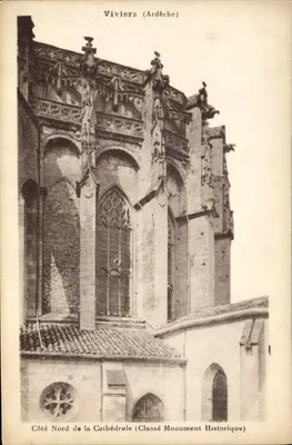 Viviers (Ardèche) — Lado Norte da Catedral (Classificado como Monumento Histórico) — Edição Archâ Toulouse