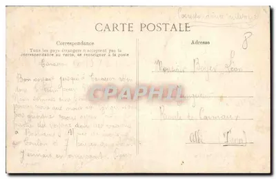 Tarascon — Widok panoramiczny — seria historyczna C. M. — Rewers