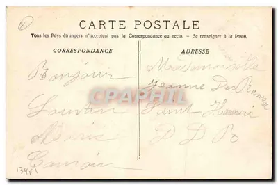 La Sainte Baume - Le Saint-Pilon (Widok z plateau) — J. L. Magnetti, nr 921 — Rewers