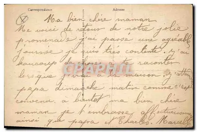 La Sainte-Baume : Przyjazd do Jaskini — wydawca nieznany, n° 16 — Rewers