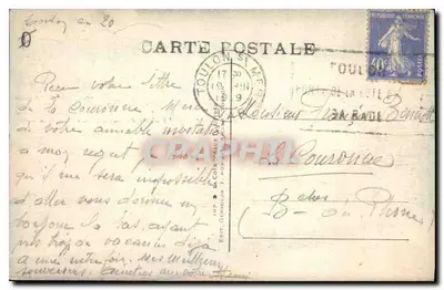 Pointe de Manteau — Côte d'Azur, okolice Toulon — Tamari-s-les-Babettes — n°103 — Rewers