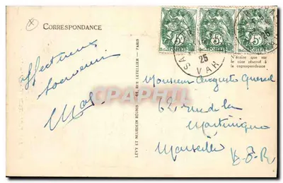 Saint-Raphaël (Var) — Os Leões da Terra e do Mar — ND — Verso