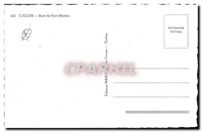Baia di Port-Mejean — Tolone — Edizioni MARY — Verso
