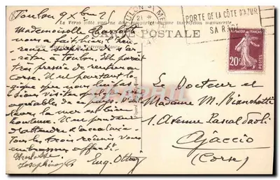 Toulon (Var) — Quai Cronstadt — Wielki Kawiarnia Rade — Rewers