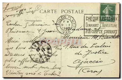 Toulon — Widok portu — Wydawca B.I.D. nr 28 — Rewers