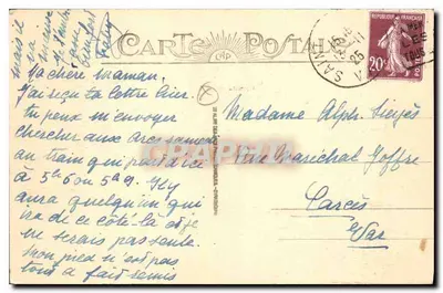 St-RAPHAEL - Les Lions — widok skał i wyspy — Rewers