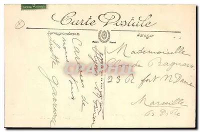Hyères — L' Avenue Beauregard e la Chiesa Inglese — Selecta — Verso