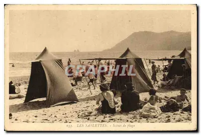 Les Sablettes - Cenas de praia - Edições Léon Bépa - n°633