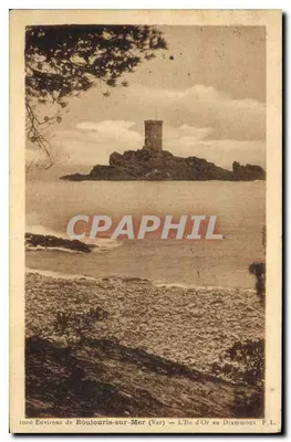 Ao redor de Boulouris-sur-Mer (Var) — A Ilha de Ouro no Drammont — F.L.