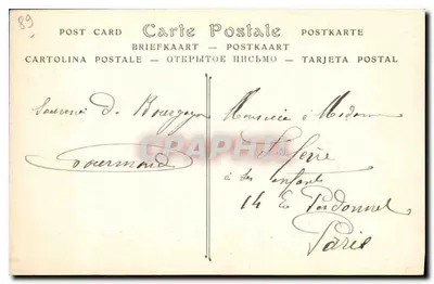 Boulevard Vauban, les Promenades — Auxerre — wydawca LEO, ND Phot. — Rewers