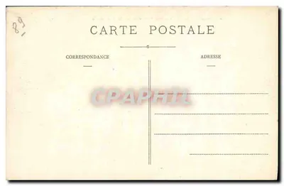 Auxerre — Widok mostu Paul-Bert, widok z nabrzeża Bátard — Rewers