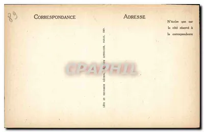 Auxerre — Torre di San Germain (fine XI secolo) — Collezione E. Morin — Verso