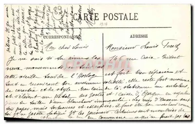 Auxerre — Rue de l'Horloge — Tournes Wydawca — Rewers