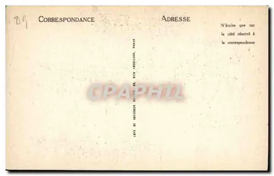 Auxerre. Katedra, widok z brzegu rzeki Yonne. - ND — Rewers