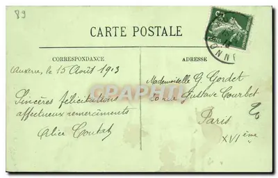 Auxerre — Zegar — LL. — Rewers