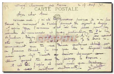 Auxerre — El Mercado — Editor Donnet, n°17 — Reverso