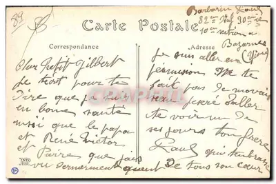 Auxerre — A Catedral, a Prefeitura e os Quais — Toulor, Ed. ND. Fot. — Verso