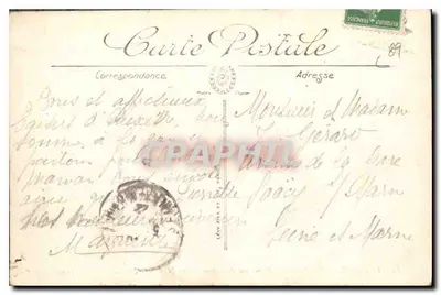 Auxerre — Katedra Świętego Piotra widziana z Obserwatorium Manufaktery — Wydawnictwo N.G. — Rewers
