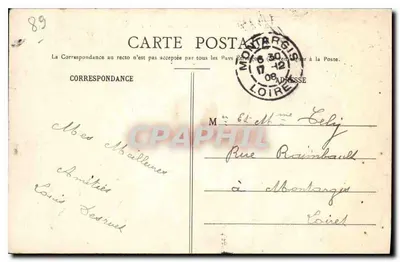 Luxerre - Quais - Saint-Germain i Hospice — Nordmann, wydawca, Auzerre — Rewers