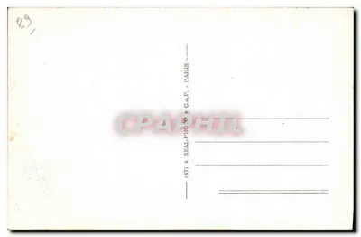 Auxerre — Zegar — wydawca CPAPHIL nr 128 — Rewers