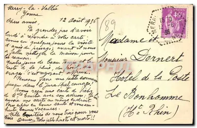 Auxerre. Katedra i Kościół Świętego Germain widziane z Mostu Paul-Bert — CL. G. HARRY ED. nr 25 — Rewers
