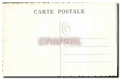 Auxerre — O liceu e o colégio, vistos da catedral — Edição Staub — Verso