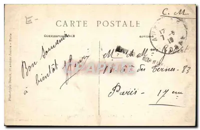 Auxerre — De oevers van de Yonne bij L'Arbre Sec — Galeries Modernes - Maison Maillet — Achterkant