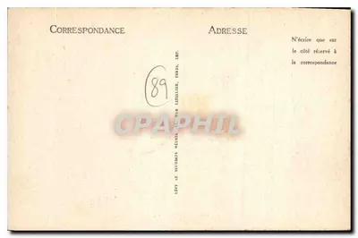 Auxerre — Katedra widziana z nabrzeży — LL — Rewers