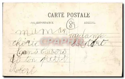Auxerre — Katedra widziana z Kościoła św. Piotra — LL. n°12 — Rewers