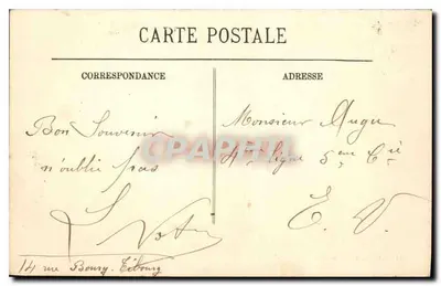 Auxerre — Katedra św. Piotra widziana z Obserwatorium Manifacier — LL. — Rewers