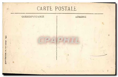 Auxerre — Widok z Belwederu Manifactier w kierunku Kościoła św. Piotra — LL. — Rewers