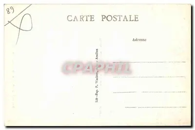 Avallon — Un angolo del Medioevo — Lib. P. Wachter, Avallon — Verso