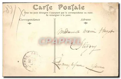 Avallon — Katedra św. Lazara i Wieża Zegarowa — ND Phot — Rewers