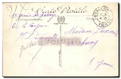 Avallon — Cousin-la-Roche — Tanieczniki — Wydawnictwo Maurel & Cie — Rewers