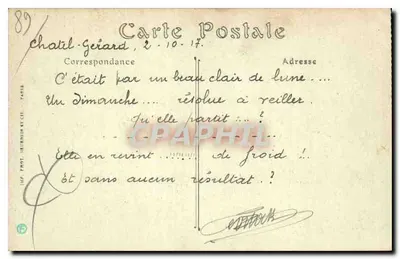 Avallon — Um Canto dos Muros — C. P. H. Phil. N° 179 — Verso