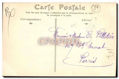 Avallon — Widok na most Cousin-le-Pont z Promenades — Rewers