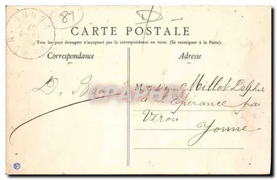 Avallon — Rue des Deux-Cousins — Renaudor, lib.édit. — Rewers