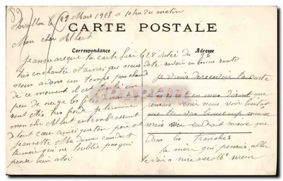 Avallon — Rue des Deux-Cousins — Pothain, wyd. Avallon, nr 8 — Rewers