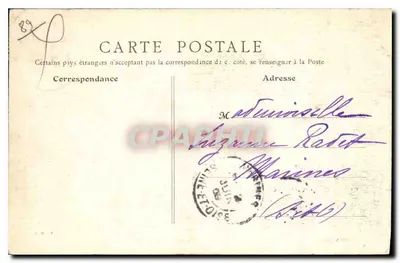 Avallon — Kąt Cousin — D. Et Paris — Rewers