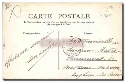 Gavarnie - Le Chaos — widok doliny — wydawca Cie Alsacienne des Arts Photographiques, Strasbourg — Rewers