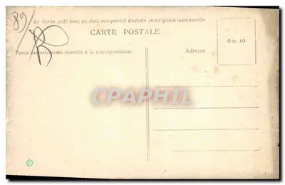 Villeneuve-sur-Yonne — Promenade Victor-Hugo — Coleção D. S. — Verso