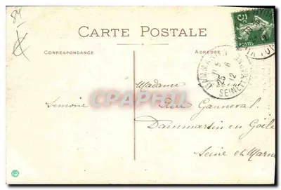 Villeneuve-sur-Yonne — Porte de Sens, 13. Jahrhundert, Innenseite — Unbekannter Verlag, n° 10 — Rückseite