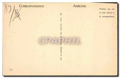 Villeneuve-sur-Yonne — La Puerta de Joigny — Lado Exterior — ND — Reverso