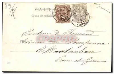 विल्लेनूव-सर-योन - सेंस के द्वार, बाहरी ओर — 1902 — पीछे
