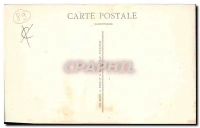 ヴィルヌーヴ＝シュル＝ヨンヌ — センス門、北側と城壁を囲む溝 — Imp. Phot. A. Thiriat & B. Toulon, Toulouse — 裏面