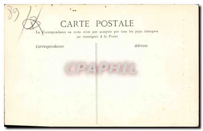 ヴィルヌーヴ＝シュル＝ヨンヌ — ジョインイの門（内側） — Lib. Imp. BÉNÉTON, ヴィルヌーヴ＝シュル＝ヨンヌ — 裏面