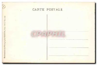 Nice — Wejście do Portu — widok portu z parowcem — wydawca Gileta, nr 52 — Rewers