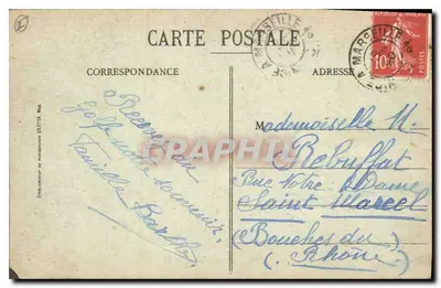 Cannes — Wejście do Kasyna i aleje — Wydawnictwo Giletta, n° 487 — Rewers